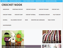 Tablet Screenshot of crochetnook.com